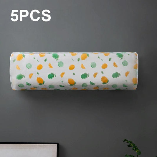 5-pack Hanging Ac Dust Cover - 95x20x31cm - Thickened - Colourful Fruit
