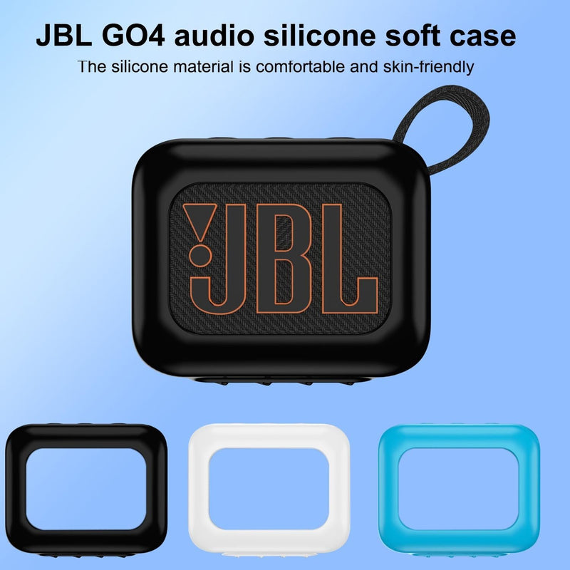 Silicone Protective Case for Jbl Go 4 Bluetooth Speaker - Blue