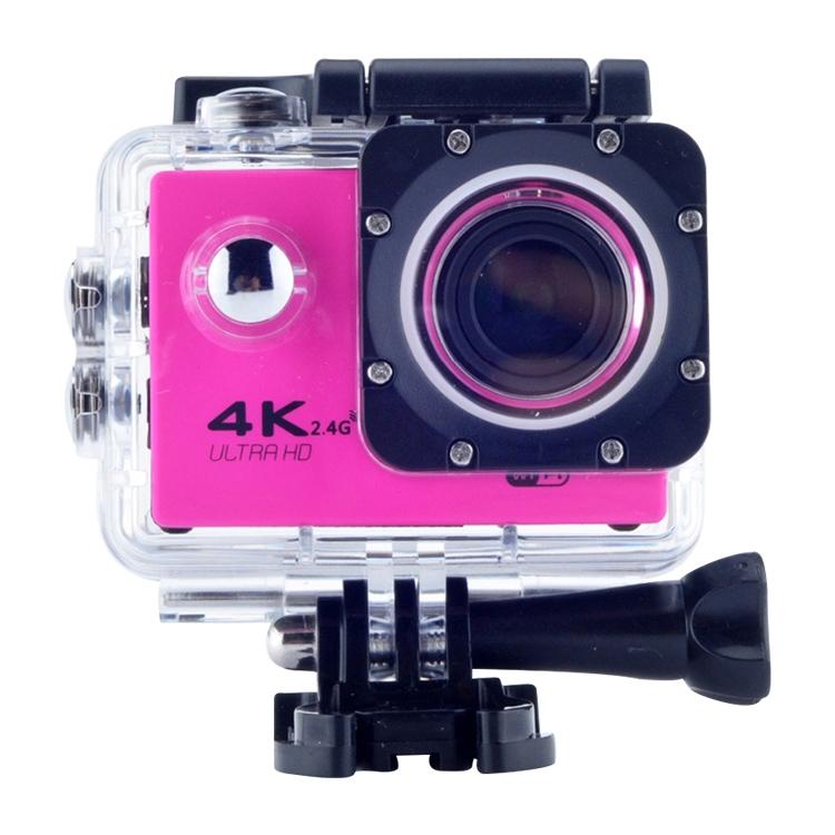Waterproof 4k Action Camera for Cycling and Diving - Yellow