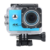 Waterproof 4k Action Camera for Cycling and Diving - Yellow