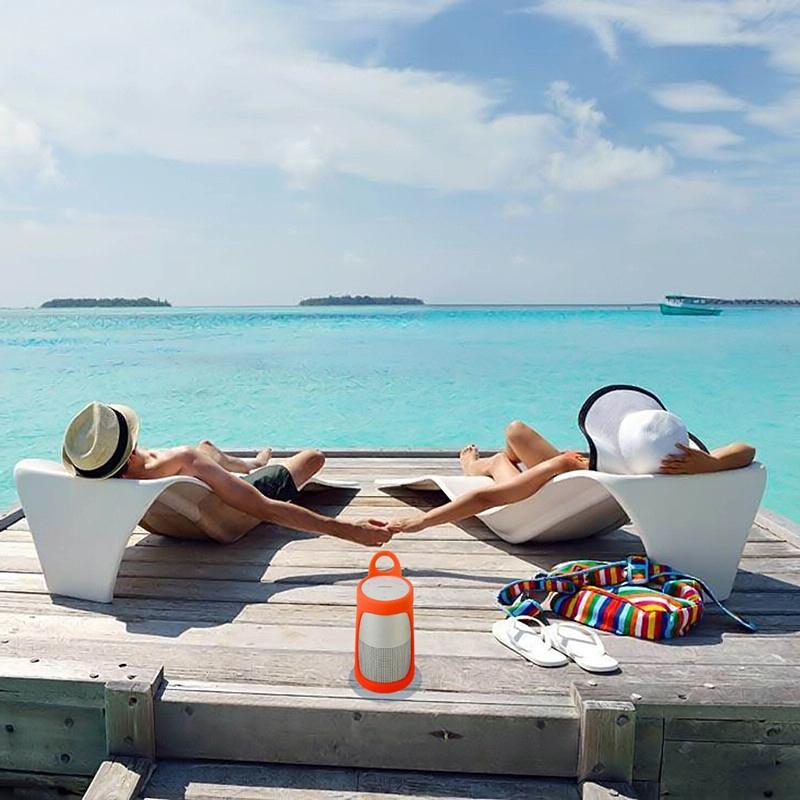 Protective Case for Bose Soundlink Revolve+ Speaker - Portable and Bluetooth - Orange