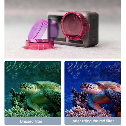 Round Lens Filter for Dji Action Camera - Pink