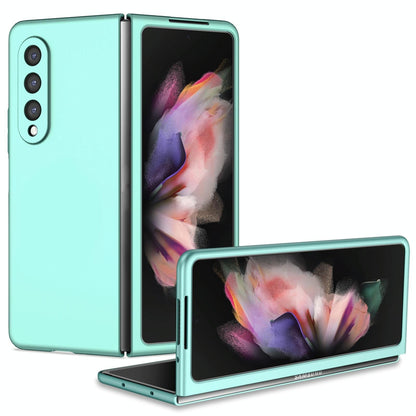 For Samsung Galaxy z Fold4 5G Foldable Armor Phone Case - Compact and Durable - Sky Blue