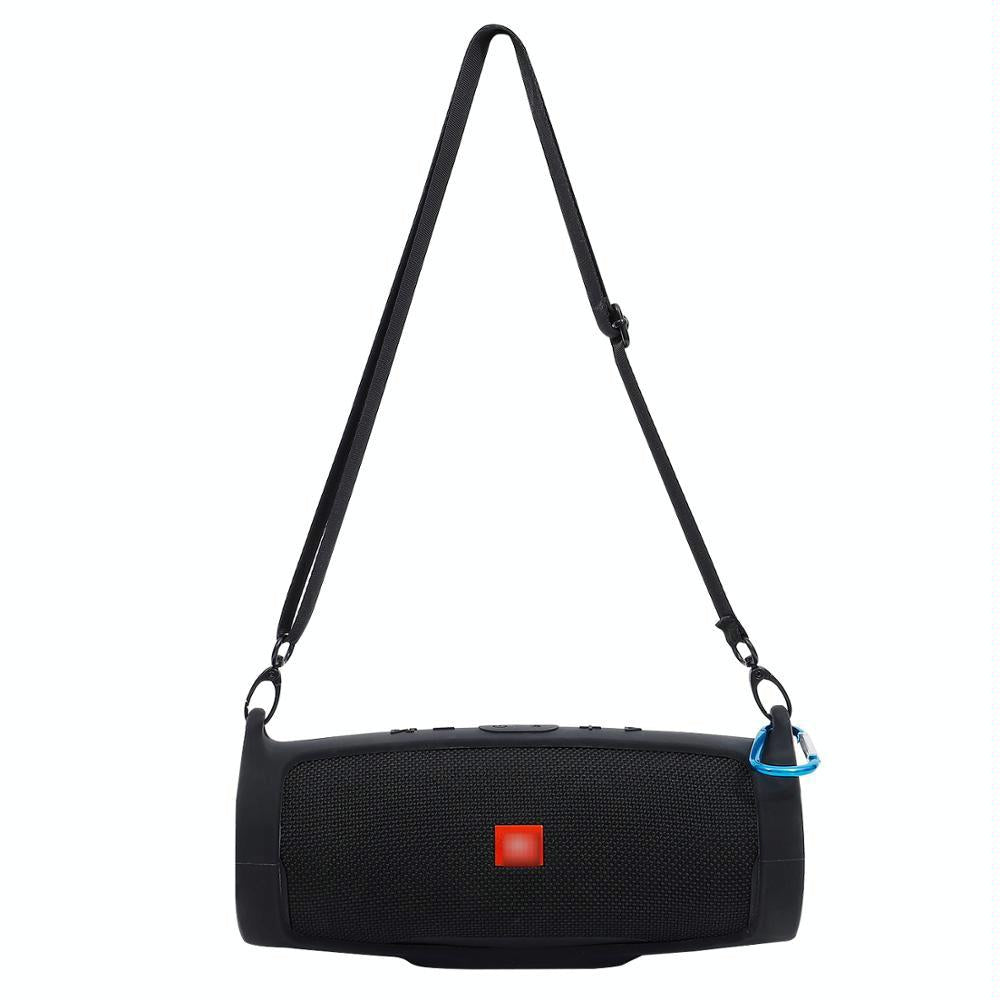 Jbl Charge 4 Speaker Cover with Strap & Carabiner - Portable Silicone Protection - Mint Green