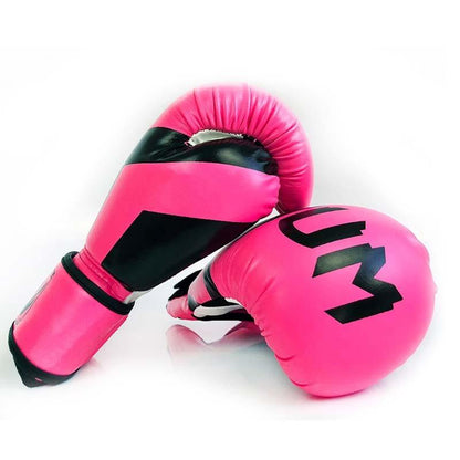 Professional Adult Boxing Training Gloves - 6Oz For Muay Thai Fighting - Fluorescent Orange