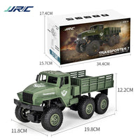 2.4ghz 4ch Remote Control Dongfeng 7 Six-wheeled Armor Truck Toy - Green