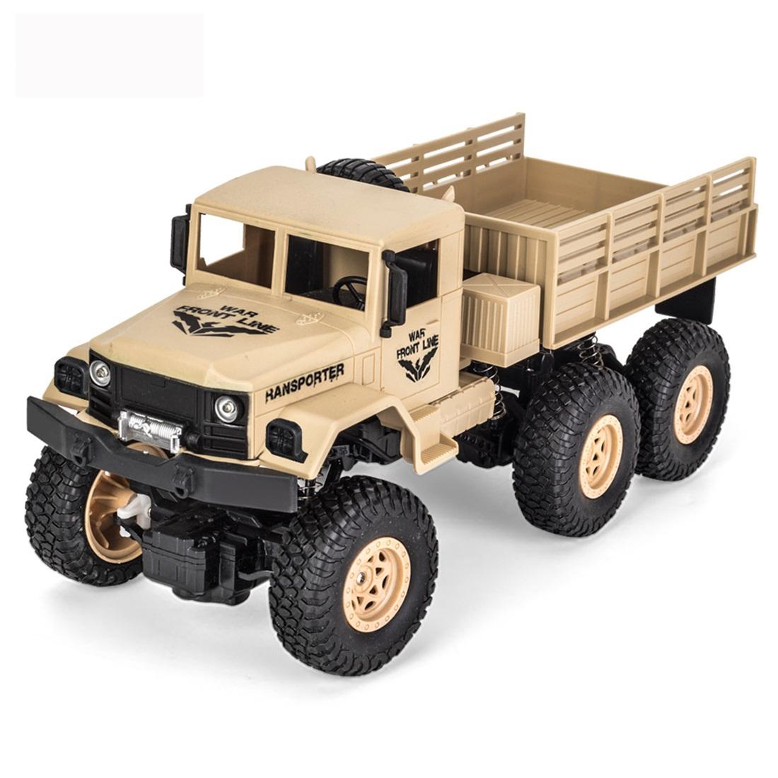 2.4ghz 4ch Rc Dongfeng 8 Six-wheeled Armor Truck Toy - Green
