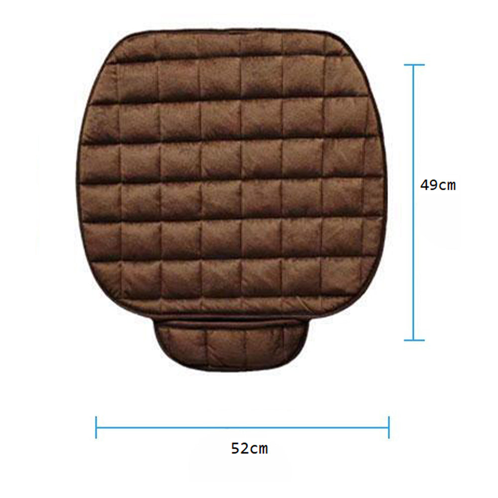 Vibe Geeks Auto Front Seat Winter-proof Cover for Comfort and Protection - Beige