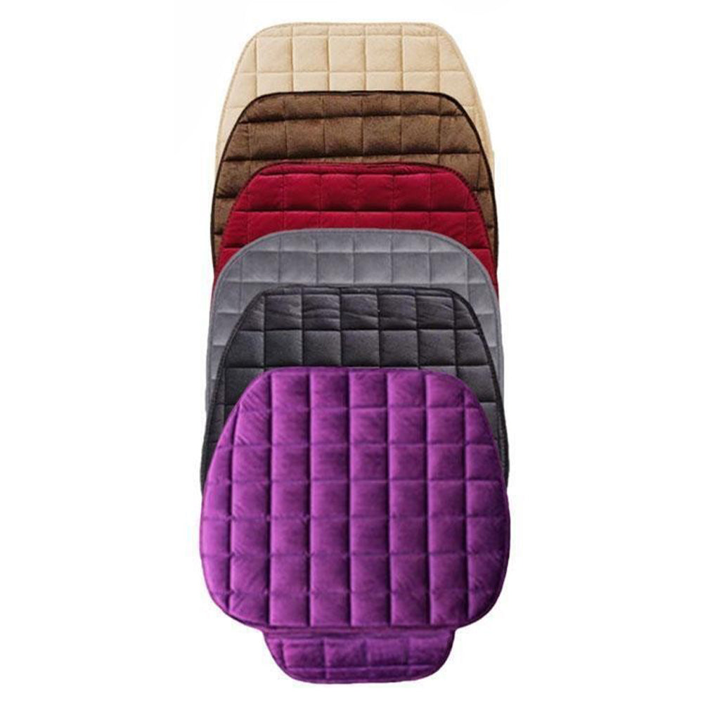 Vibe Geeks Auto Front Seat Winter-proof Cover for Comfort and Protection - Purple