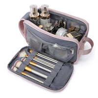 Vibe Geeks Water Resistant Travel Toiletry Organizer Bag - Grey