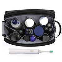 Vibe Geeks Water Resistant Travel Toiletry Organizer Bag - Grey