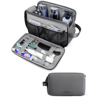 Vibe Geeks Water Resistant Travel Toiletry Organizer Bag - Navy