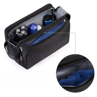 Vibe Geeks Water Resistant Travel Toiletry Organizer Bag - Navy