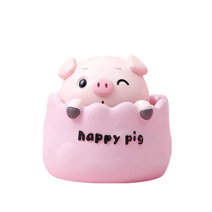 Vibe Geeks Pop Bobblehead Car Dashboard Decoration - Pink