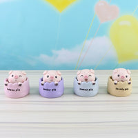 Vibe Geeks Pop Bobblehead Car Dashboard Decoration - Pink