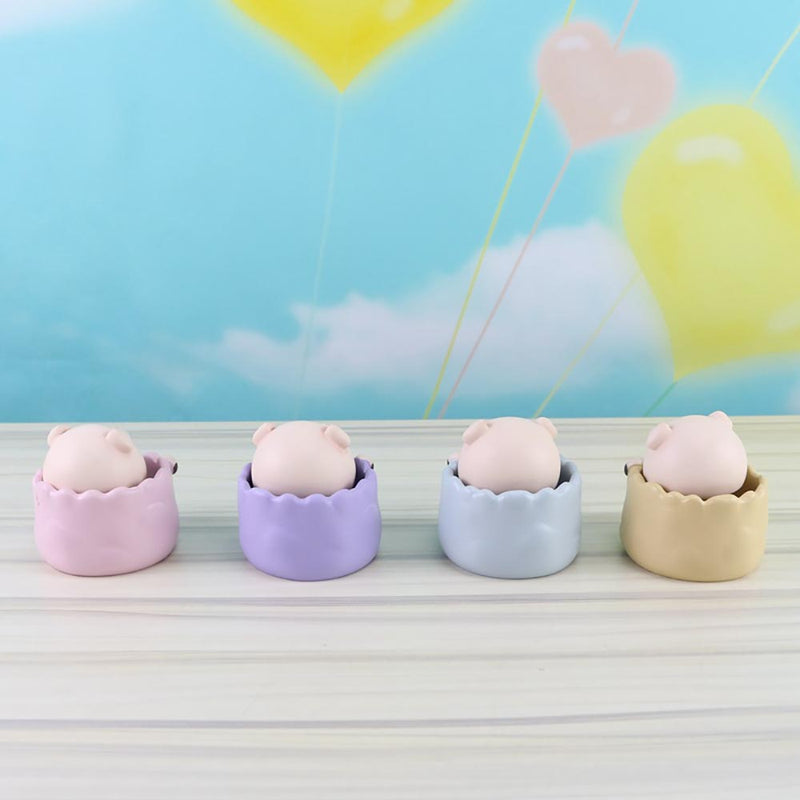 Vibe Geeks Pop Bobblehead Car Dashboard Decoration - Yellow