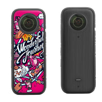 Protective Film Stickers for Dji Insta360 X3 Panoramic Camera - Pirate + Drawing Red