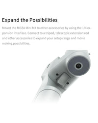 Foldable 3-axis Gimbal for Action Camera and Smartphone - Grey