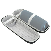 Protective Cover for Jbl Charge 5 Speaker with Strap & Carabiner - Grey