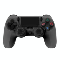 Wireless Bluetooth Game Controller for Ps4 with Dual Vibration and Light Strip - Fire Ghost