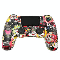 Wireless Bluetooth Game Controller for Ps4 with Dual Vibration and Light Strip - Hulk