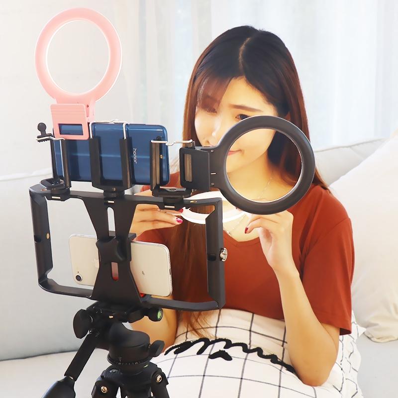 Xj18 Live Self-timer Led Fill Light - Perfect for Live Streaming - Blue