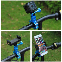 Universal Bike Handlebar Mount for Action Cameras - 360 Degree Rotation - Pu223L