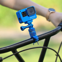 Universal Bike Handlebar Mount for Action Cameras - 360 Degree Rotation - Pu223L