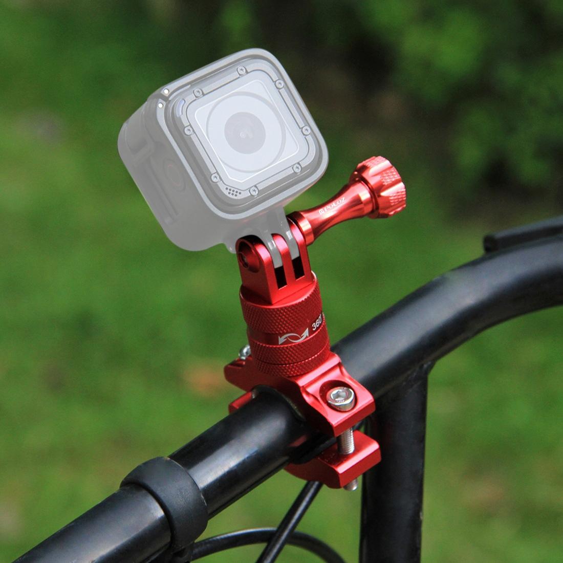 Universal Bike Handlebar Mount For Action Cameras - 360 Degree Rotation - Pu223L