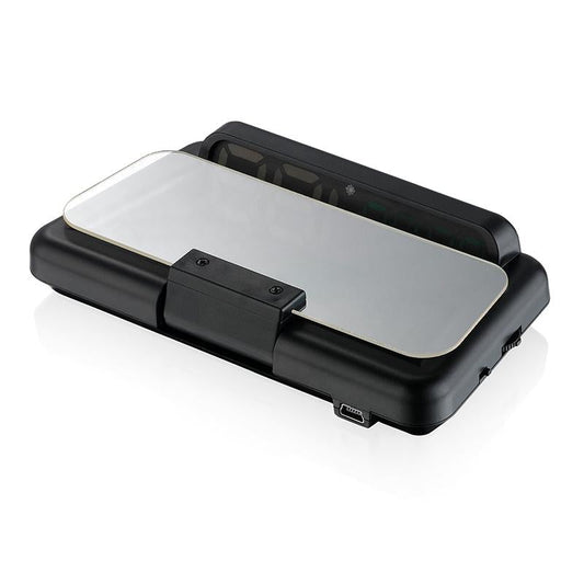 Virtual Hd Car Hud Display Speed Rpm Water Temp Oil Consumption Distance / Time Voltage Over Speed Alarm - Blue