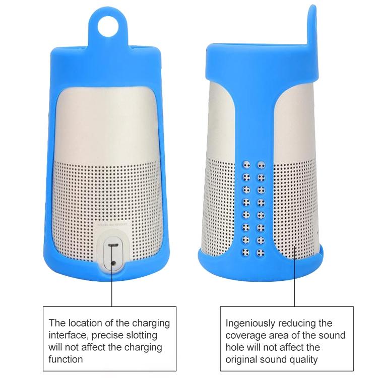 Shockproof Silicone Case for Bose Soundlink Revolve Speaker - Blue
