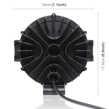 2 Pcs 3500Lm 6500K White Light 17 Led Waterproof Car Boat Marine Work Lights Spotlight Led Bulbs 30 Degrees Adjustable Dc 10 - 30V - Red