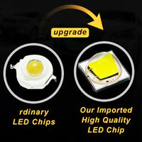 2 Pcs 3500Lm 6500K White Light 17 Led Waterproof Car Boat Marine Work Lights Spotlight Led Bulbs 30 Degrees Adjustable Dc 10 - 30V - Red