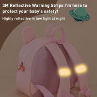 Kids' Anti-lost School Bag - Secure & Stylish - Brown Bear Medium