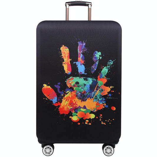 Thickened Luggage Cover - Elastic Wear-resistant Anti-dust Protection - Size l - Wide Sea And Sky