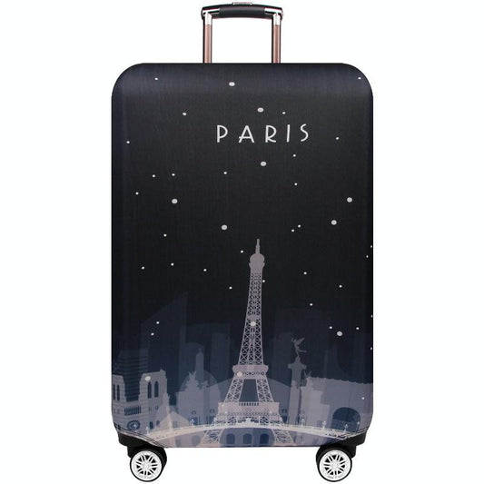 Thickened Luggage Cover - Elastic Wear-resistant Anti-dust Protection - Size l - Wide Sea And Sky