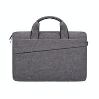 Portable Laptop Tablet Bag - 15.4 Inch Double Side Pockets Soft Handle Oxford Cloth - 15.4 Inch Deep Space Gray