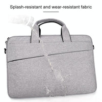 Portable Laptop Tablet Bag - 15.4 Inch Double Side Pockets Soft Handle Oxford Cloth - 15.4 Inch Deep Space Gray