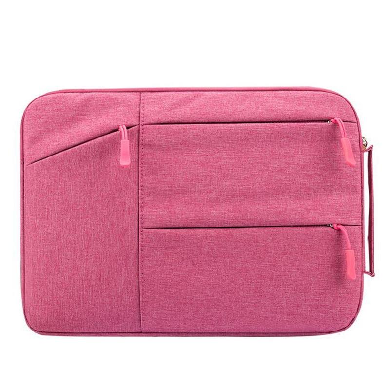 15.6 Inch Laptop Tablet Bag With Multiple Pockets - Portable And Stylish - Hc6579M 15.6 Inch Magenta