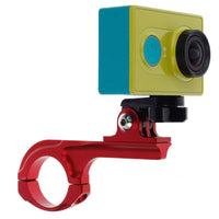 Bicycle Handlebar Holder with Connector Mount for Xiaomi Yi Sport Camera - Red
