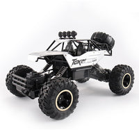 37cm Remote Control Bigfoot Climbing Car - 1 12 Alloy 4wd Cross-country Toy - Red