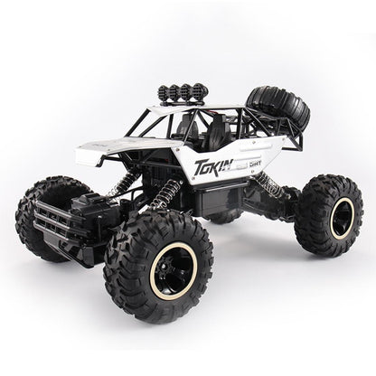 37cm Remote Control Bigfoot Climbing Car - 1 12 Alloy 4wd Cross-country Toy - Red