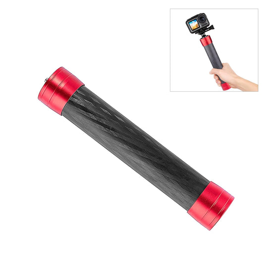 Lightweight Carbon Fiber Monopod For Dji Moza Feiyu Zhiyun Gimbals - Red