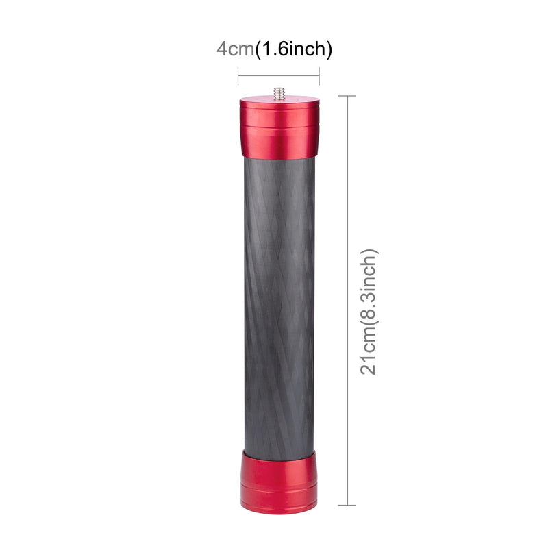 Lightweight Carbon Fiber Monopod for Dji Moza Feiyu Zhiyun Gimbals - Red