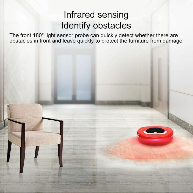 Smart Household Sweeping Robot - Fd-Rsw C - Red