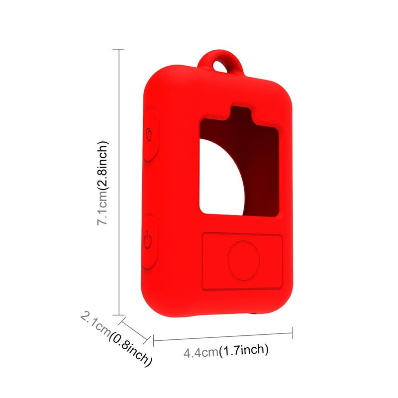 Protective Silicone Case for Insta360 one x X2 X3 with Rs Remote - Red