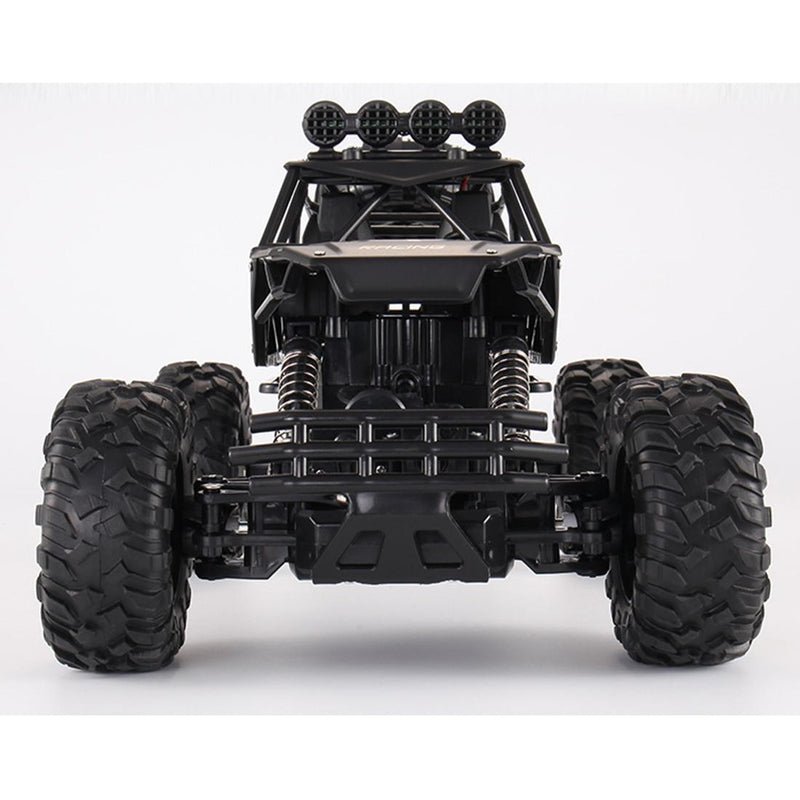 37cm Remote Control Bigfoot Climbing Car - 1 12 Alloy 4wd Cross-country Toy - Silver