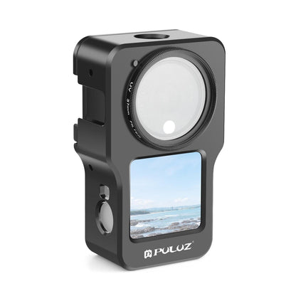 Aluminum Cage for Dji Action 2 - Cnc Alloy - Titanium Color