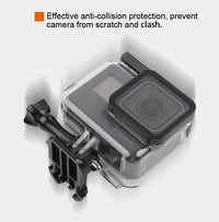 Waterproof Housing for Gopro Hero 6 / 5 with Touch Screen Back Cover - 45m
