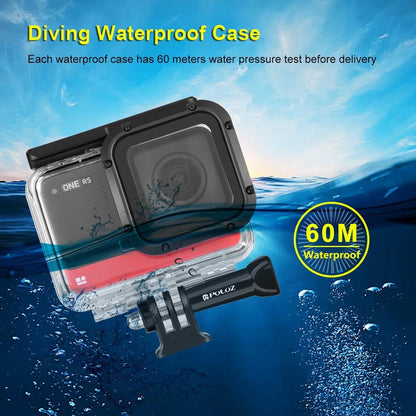 Waterproof 60m Diving Case for Insta360 one r 4k Camera